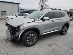 Salvage cars for sale from Copart Tulsa, OK: 2023 Hyundai Santa FE Blue