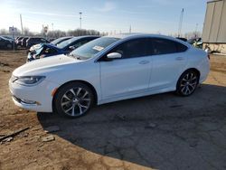 Salvage cars for sale at Woodhaven, MI auction: 2015 Chrysler 200 C