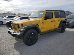 Jeep salvage cars for sale: 2021 Jeep Wrangler Unlimited Sport