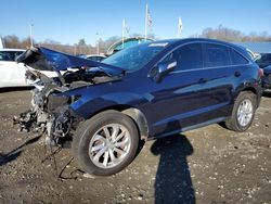 Salvage cars for sale at Assonet, MA auction: 2018 Acura RDX Technology