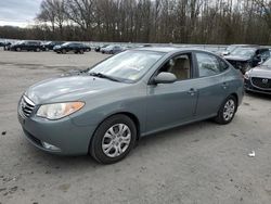 Hyundai salvage cars for sale: 2010 Hyundai Elantra Blue