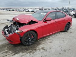 Salvage cars for sale at Sikeston, MO auction: 2020 Alfa Romeo Giulia