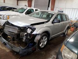 Salvage cars for sale at Lansing, MI auction: 2013 Dodge Journey SE