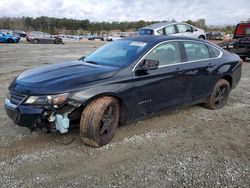 Chevrolet Impala salvage cars for sale: 2017 Chevrolet Impala LS