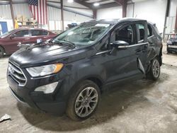 Salvage cars for sale from Copart West Mifflin, PA: 2019 Ford Ecosport Titanium