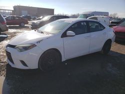 Salvage cars for sale at Kansas City, KS auction: 2016 Toyota Corolla L