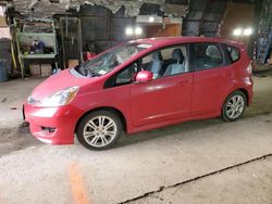 Salvage cars for sale from Copart Albany, NY: 2009 Honda FIT Sport