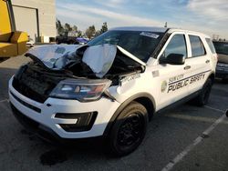 Ford Explorer salvage cars for sale: 2017 Ford Explorer Police Interceptor