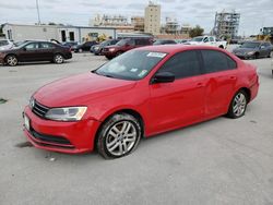 Salvage cars for sale from Copart New Orleans, LA: 2015 Volkswagen Jetta Base