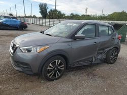 Salvage cars for sale at Miami, FL auction: 2020 Nissan Kicks SV