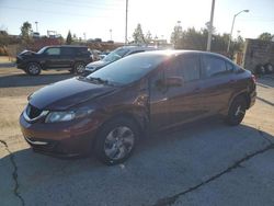 Salvage cars for sale from Copart Gaston, SC: 2015 Honda Civic LX