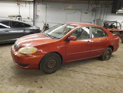 Salvage cars for sale from Copart Wheeling, IL: 2006 Toyota Corolla CE