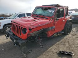 Salvage cars for sale at Cahokia Heights, IL auction: 2022 Jeep Wrangler Rubicon