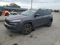 Vehiculos salvage en venta de Copart Orlando, FL: 2016 Jeep Cherokee Latitude