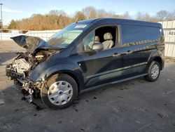 Salvage trucks for sale at Assonet, MA auction: 2016 Ford Transit Connect XL