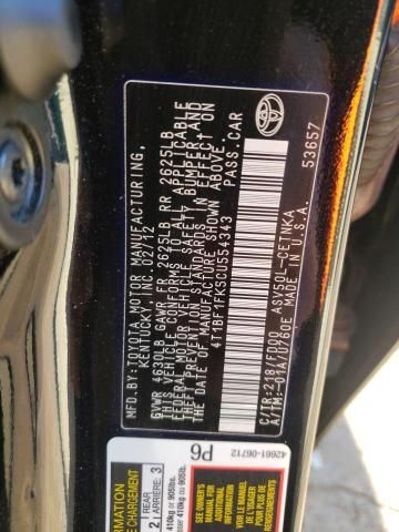 2012 Toyota Camry Base