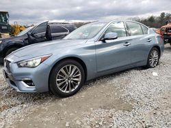 Salvage cars for sale from Copart Ellenwood, GA: 2019 Infiniti Q50 Luxe