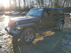 Salvage cars for sale at Waldorf, MD auction: 2021 Jeep Wrangler Unlimited Sport