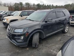 Salvage cars for sale at Exeter, RI auction: 2016 Ford Explorer XLT