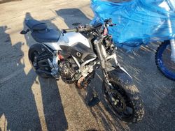 Salvage motorcycles for sale at Moraine, OH auction: 2015 Yamaha FZ07