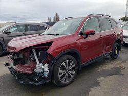 Salvage cars for sale from Copart Vallejo, CA: 2021 Subaru Forester Limited