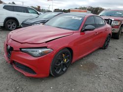 Salvage cars for sale at Montgomery, AL auction: 2020 Alfa Romeo Giulia TI