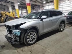 Salvage cars for sale at Woodburn, OR auction: 2022 Toyota Highlander Hybrid Limited