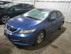 Salvage cars for sale from Copart Woodburn, OR: 2013 Honda Civic LX