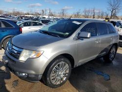 Salvage cars for sale from Copart Bridgeton, MO: 2008 Ford Edge Limited