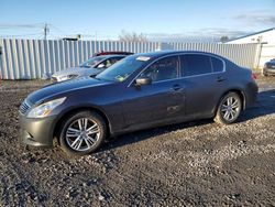 Salvage cars for sale from Copart Albany, NY: 2011 Infiniti G25