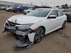 Salvage cars for sale at New Britain, CT auction: 2016 Honda Civic EXL