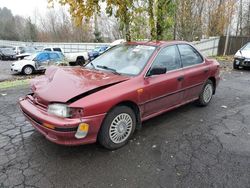 Subaru salvage cars for sale: 1993 Subaru Impreza L Plus