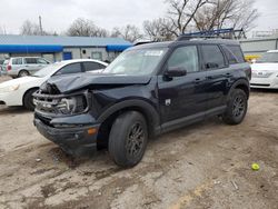 Salvage cars for sale from Copart Wichita, KS: 2022 Ford Bronco Sport BIG Bend