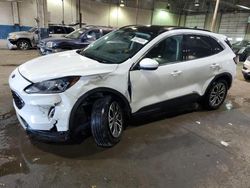 Salvage cars for sale at Woodhaven, MI auction: 2021 Ford Escape SEL