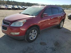 Salvage cars for sale at Harleyville, SC auction: 2012 Chevrolet Traverse LT