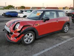 Salvage cars for sale at Van Nuys, CA auction: 2015 Mini Cooper