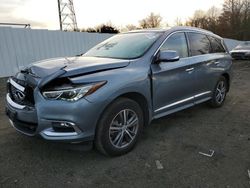 Salvage cars for sale from Copart Windsor, NJ: 2017 Infiniti QX60