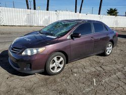 Salvage cars for sale at Van Nuys, CA auction: 2013 Toyota Corolla Base