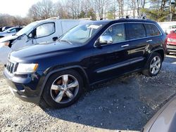 Salvage cars for sale at North Billerica, MA auction: 2011 Jeep Grand Cherokee Overland