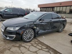 Salvage cars for sale from Copart Fort Wayne, IN: 2017 Lincoln MKZ Select