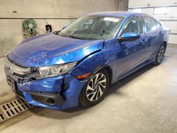 Honda salvage cars for sale: 2018 Honda Civic EX