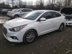 Salvage cars for sale at Waldorf, MD auction: 2019 Hyundai Accent SE