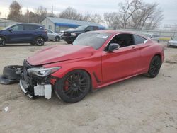 Salvage cars for sale at Wichita, KS auction: 2017 Infiniti Q60 RED Sport 400