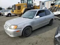 Salvage cars for sale at Vallejo, CA auction: 2004 Hyundai Accent GL