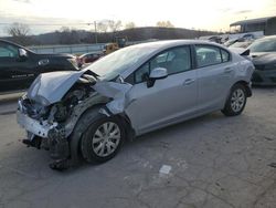 Salvage cars for sale at Lebanon, TN auction: 2012 Honda Civic LX