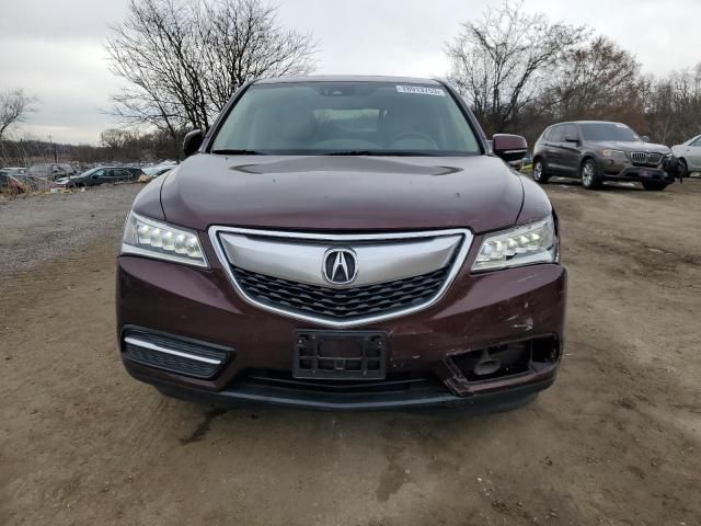 2016 Acura MDX Technology