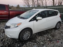 Salvage cars for sale from Copart Candia, NH: 2016 Nissan Versa Note S