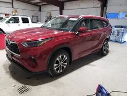 Toyota Highlander Vehiculos salvage en venta: 2022 Toyota Highlander XLE