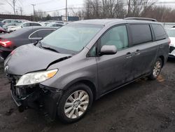 Salvage cars for sale from Copart New Britain, CT: 2011 Toyota Sienna LE