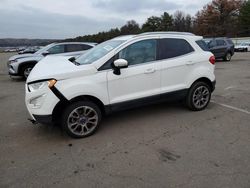 Salvage cars for sale from Copart Brookhaven, NY: 2018 Ford Ecosport Titanium